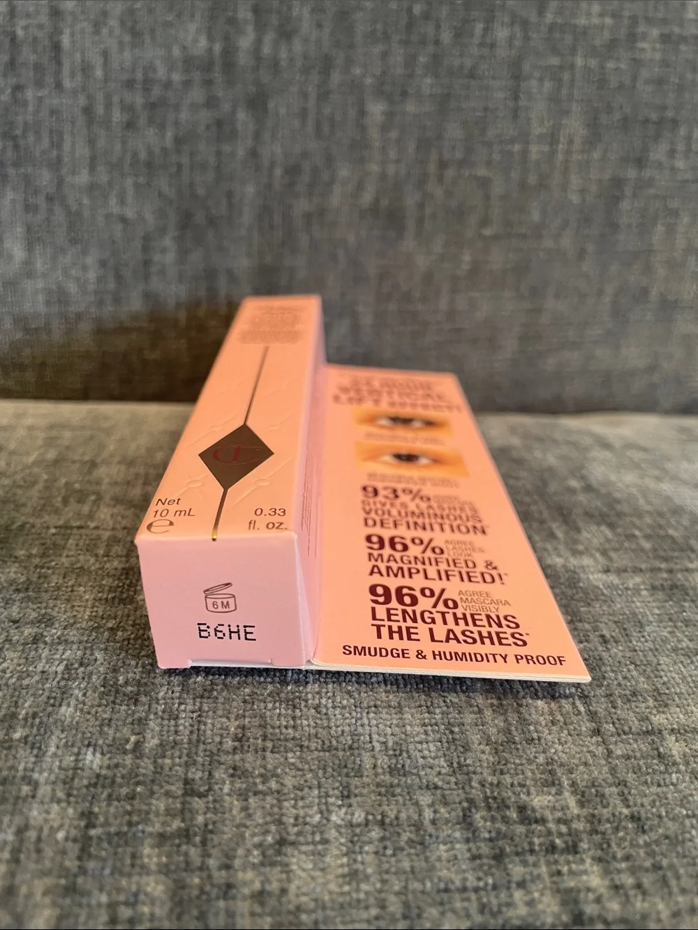 NIB Pillow Talk Push Up Lashes mascara by Charlotte Tilbury - shade: Super Black